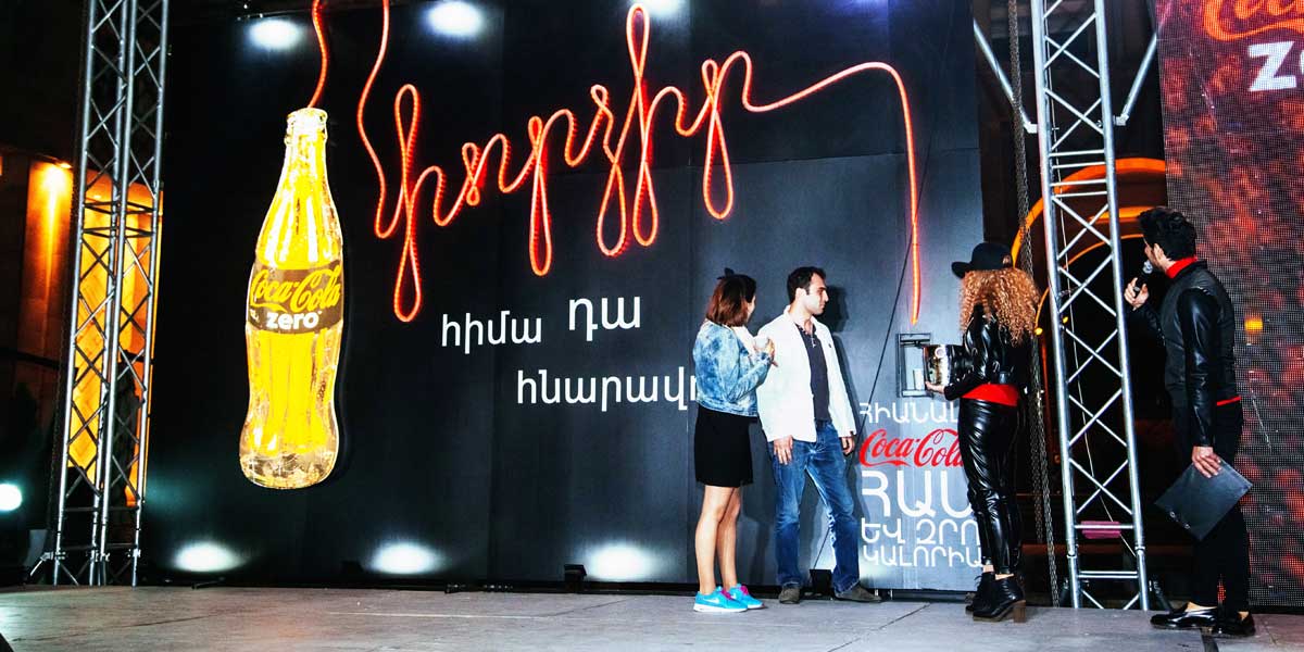 COCA-COLA ZERO LAUNCH IN ARMENIA